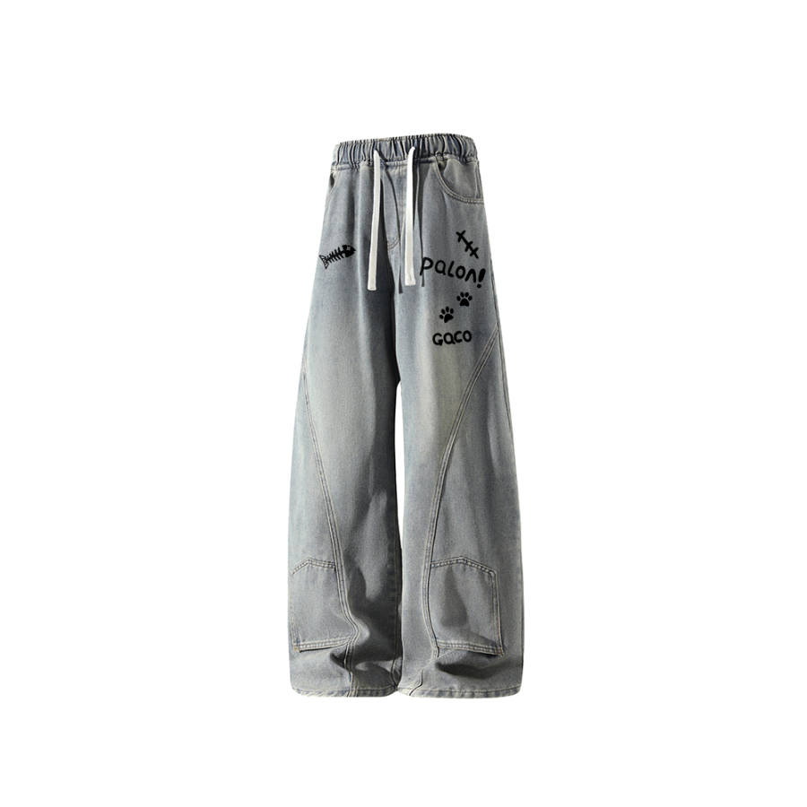 PAL ONGACO Jeans Unisex Moderate Scimitar Pants