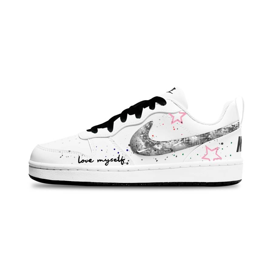 Nike Nike Court Borough Synthetic Leather Abrasion Resistant Breathable Abrasion Resistant Breathable Low top