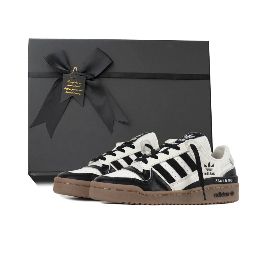 Adidas Originals FORUM Eye Catching Panda Black White, Casual Fashion