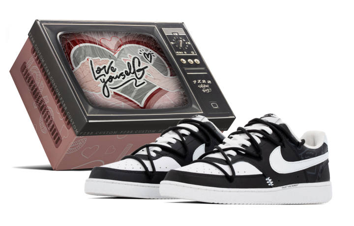 Nike Nike Court Vision 1 Box, Date A Live, Handwritten Letter Cushioning Slip Resistant Cushioning Slip Resistant Low top