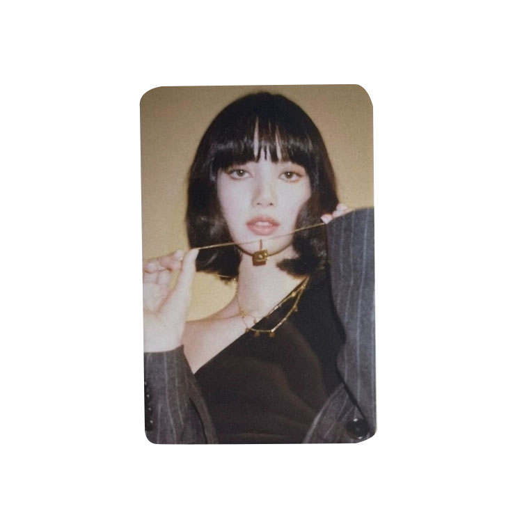 YG ENTERTAINMENT LISA 3.0 K4 Special Gift Card, Necklace Sasa Photocards 1 Pc