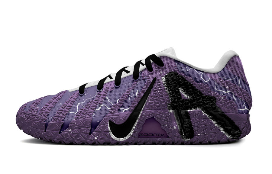 Nike Nike Ja Morant 3 Purple Flash Cushioning, Wear Resistant Low top Basketball Shoes Unisex