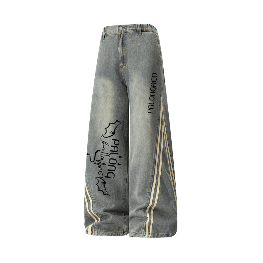 PAL ONGACO Jeans Unisex Moderate Scimitar Pants