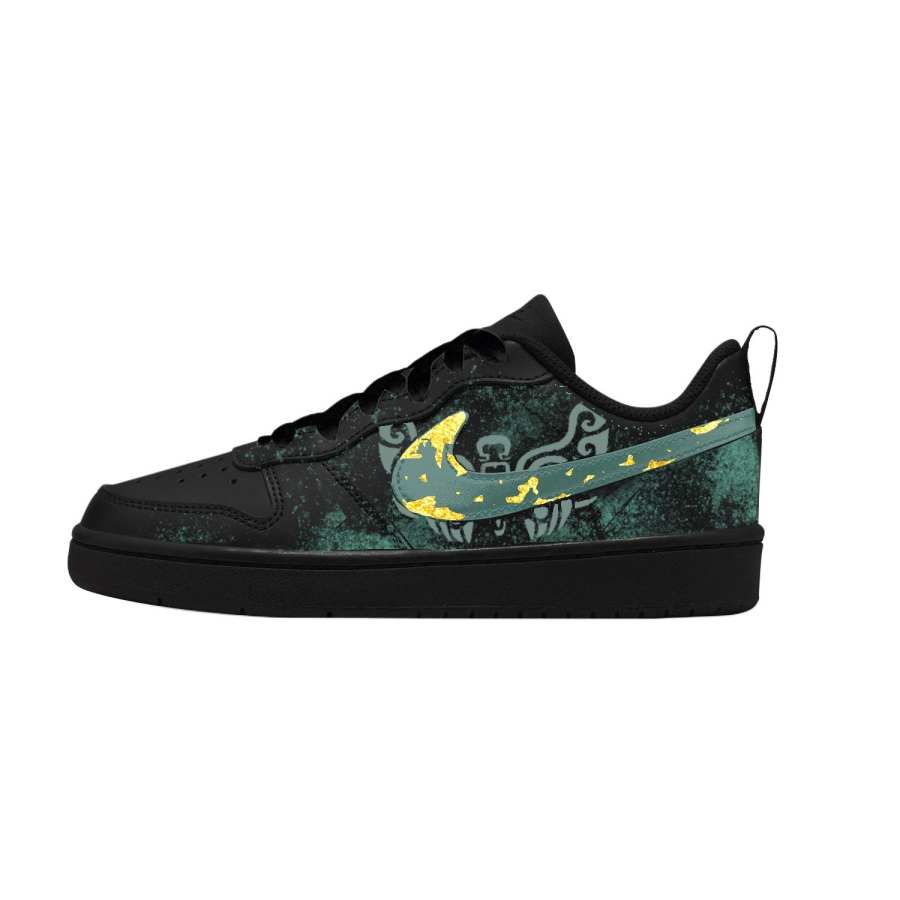 Nike Nike Court Borough Leather Slip Resistant Abrasion Resistant Low top Kids' Skateboarding Shoes Unisex