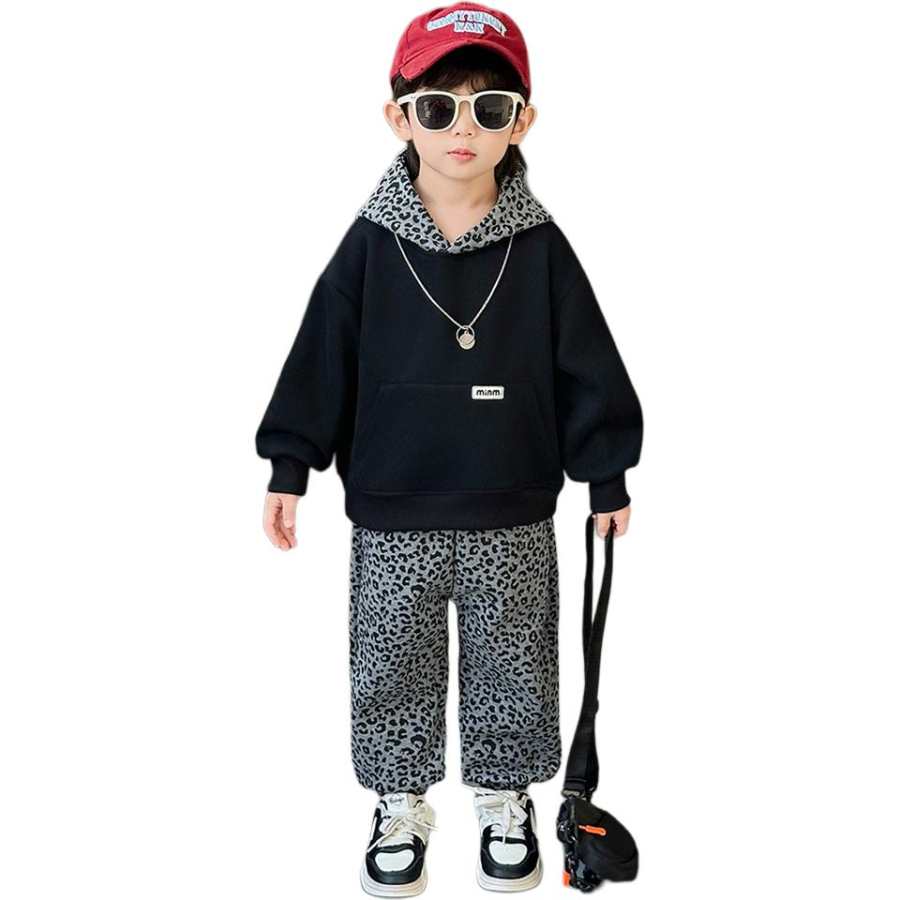 Lanza Casual Sportswear Spring Fall Black Children Aged 3 7 Years Old