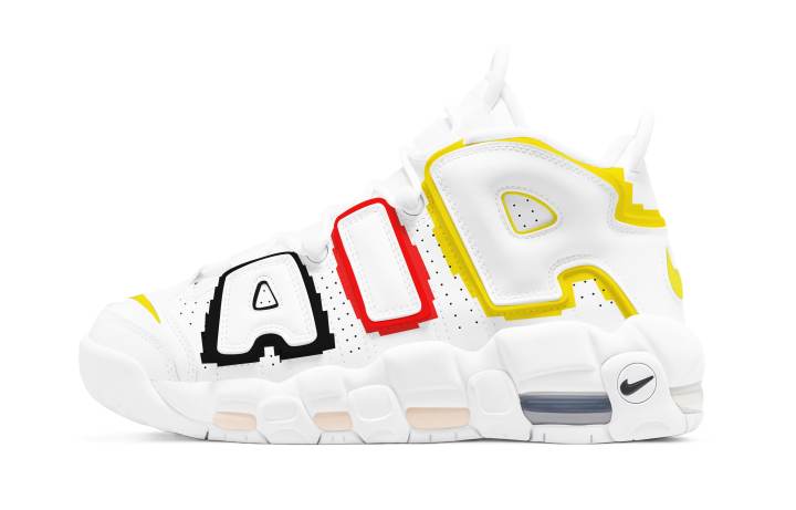 Nike Nike Air More Uptempo GS Color Block Starry Sky Cushioning Abrasion Resistant Slip Resistant