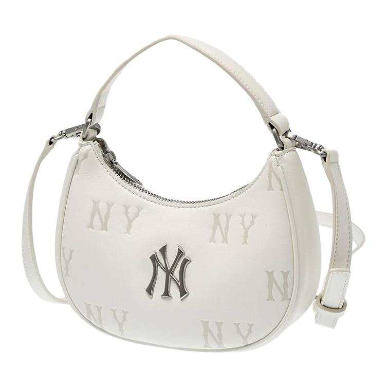 MLB MLB MONOGRAM Artificial Leather Handbag Women's White