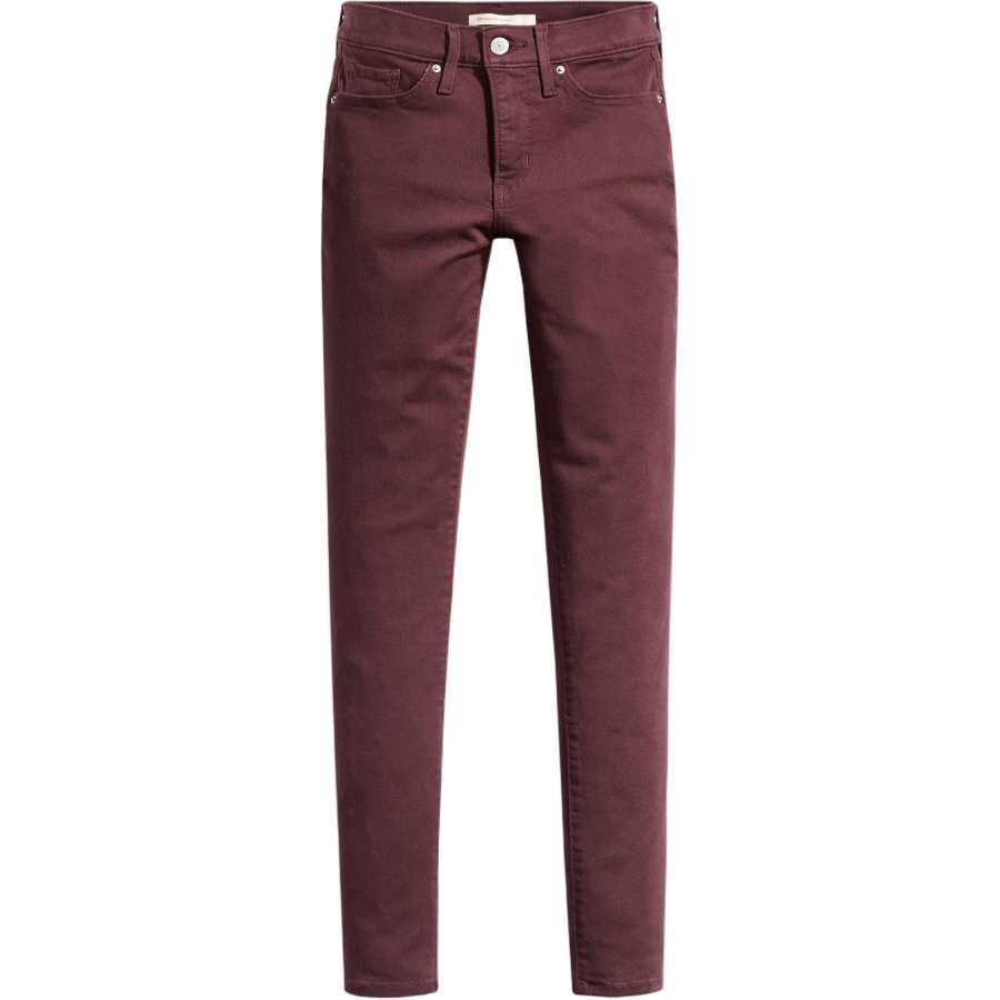 Levis Jeans Women's Malbec Twill Red Moderate Slim Fit Pants