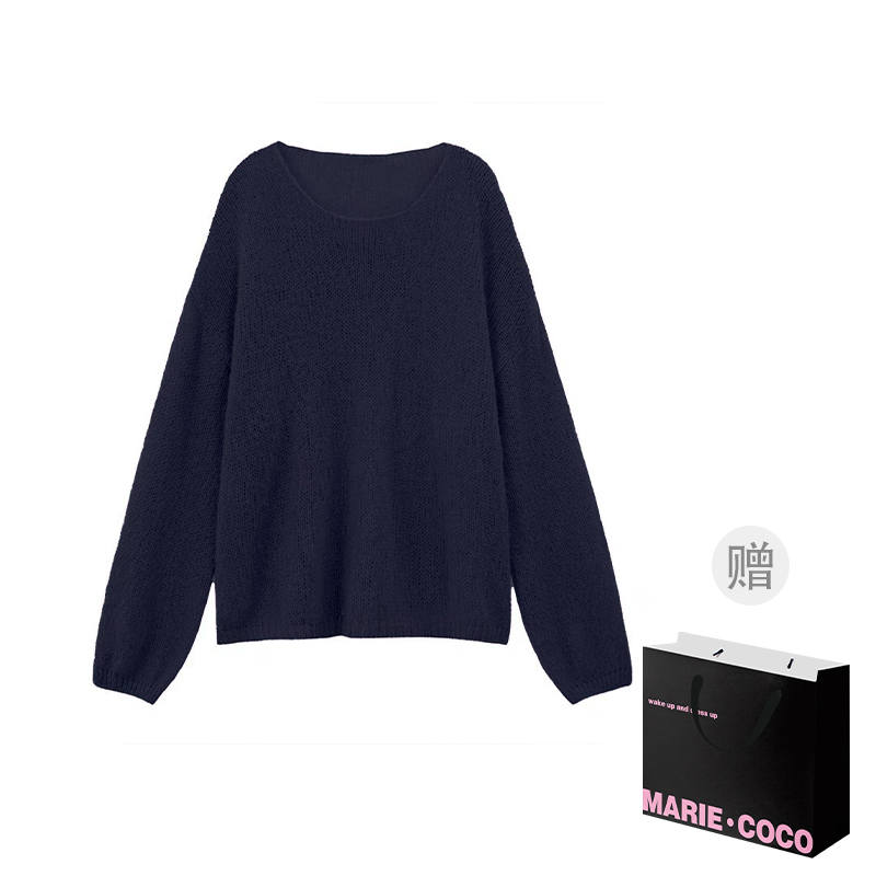 MARIE·COCO Knitwear Women's Crew Neck Moderate A Line