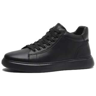 ELLE HOMME Top Grain Cow Leather Thermal Slip Resistant Cushioning Abrasion Resistant Lightweight Mid top