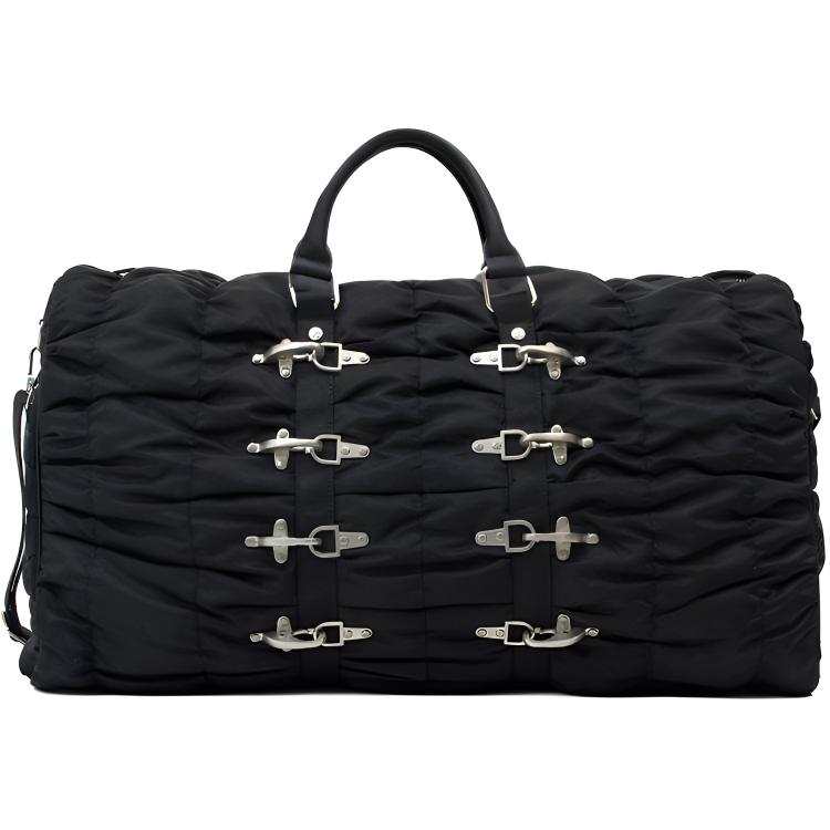 Vandy The Pink Nylon Travel Bag Unisex Black