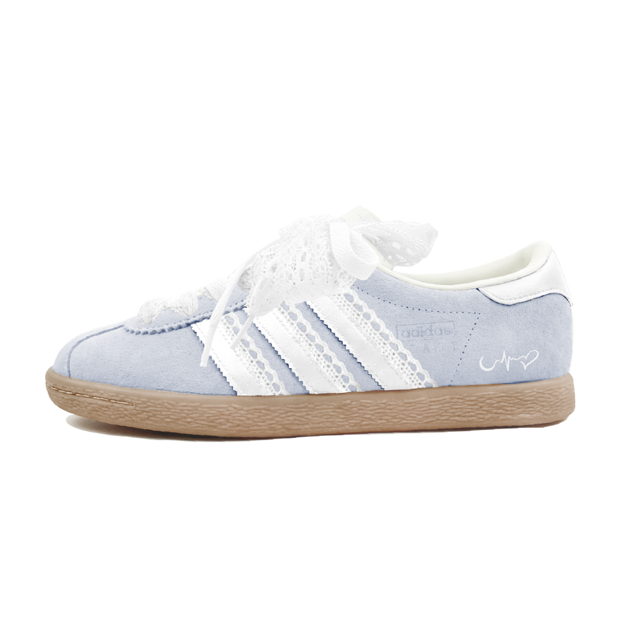 Adidas Neo Dusty Blue Sweetheart Suede Low top Skateboard Shoes Unisex Blue
