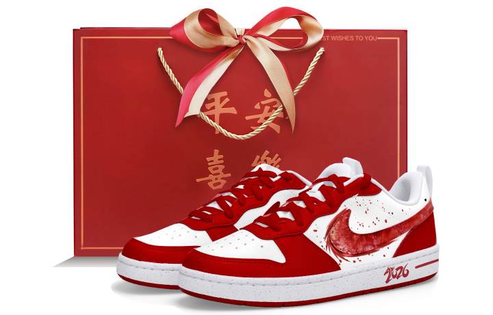 Nike Nike Court Borough 2 Low top Skateboard Shoes Women's Red