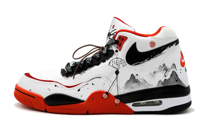 Nike Nike Flight Legacy Cloud Cliff Crimson Shadow Cushioning Abrasion Resistant Cushioning, Wear Resistant Mid top