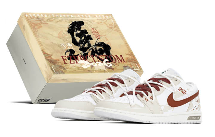 Jordan Jordan Air Jordan 1 CNY Box, Horse Year, Dream As A Horse Abrasion Resistant Abrasion Resistant Low top