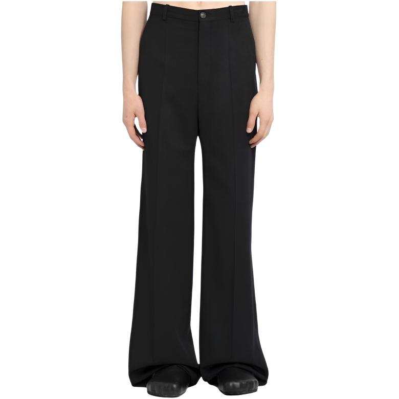 Balenciaga Casual Pants Regular Men's Black