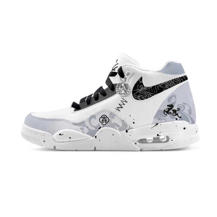 Nike Nike Flight Legacy Ben Cloud Horse Synthetic Leather Abrasion Resistant Abrasion Resistant Mid top
