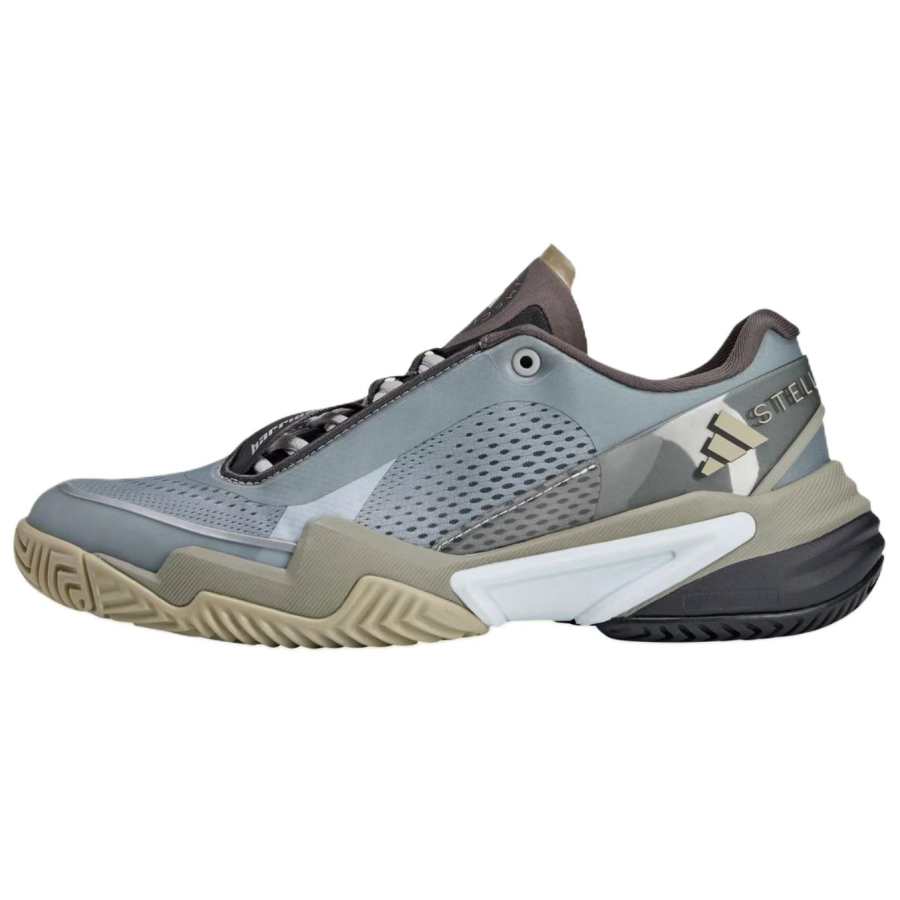 Adidas Stella McCartney x Adidas Barricade Low top Tennis Shoes Women's Gray Tone Light Blue