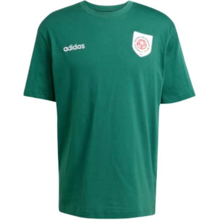 Adidas Adidas Badge T Shirts Men's Green Crew Neck