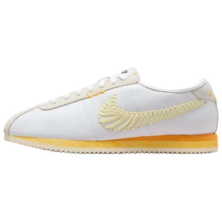 Nike Nike Cortez Running Shoes Women's White Yellow Orange