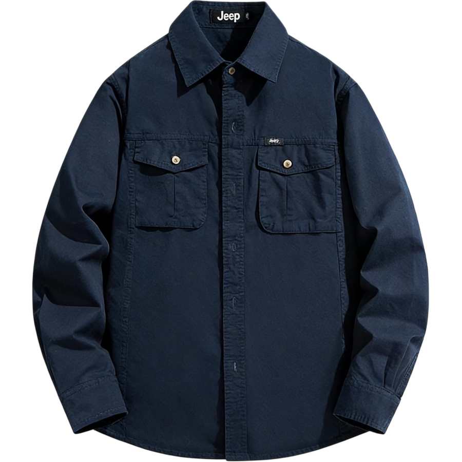 Jeep Jeep Shirts Unisex Lapel Moderate Workwear