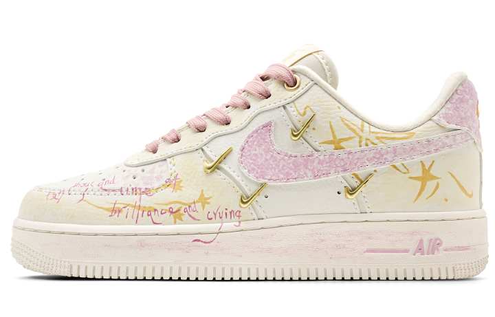 Nike Nike Air Force 1 Sunset Cherry Blossom Cushioning Lightweight Slip Resistant Cushioning Lightweight Slip Resistant