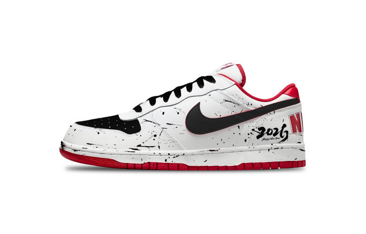 Nike Nike Big Sky Imagination 3.0 Low top Skateboard Shoes Men's Black White