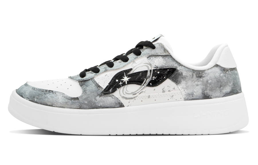 Li-Ning Li Ning Floating Boat DEER Fantasy Dream Leather Slip Resistant, Abrasion Resistant, Height Increasing Low top