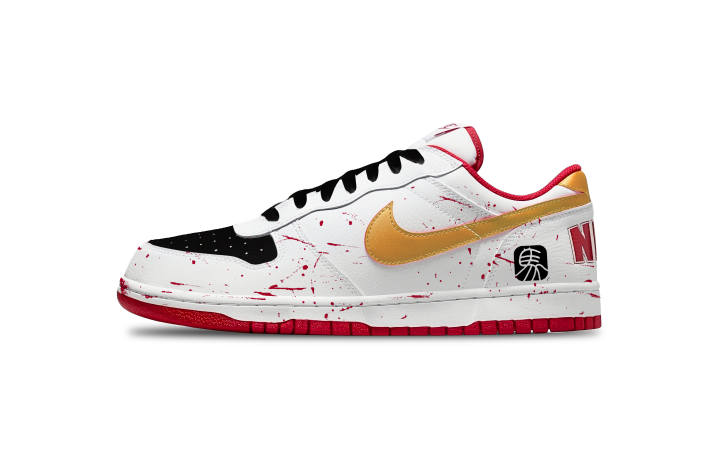 Nike Nike Big Bole 3.0 Low top Skateboard Shoes Men's Black Gold