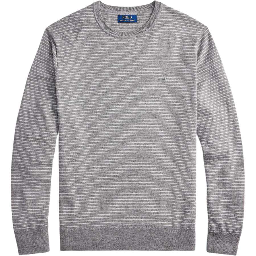 Polo Ralph Lauren FW25 Sweater Standard Men's Gray Multicolor