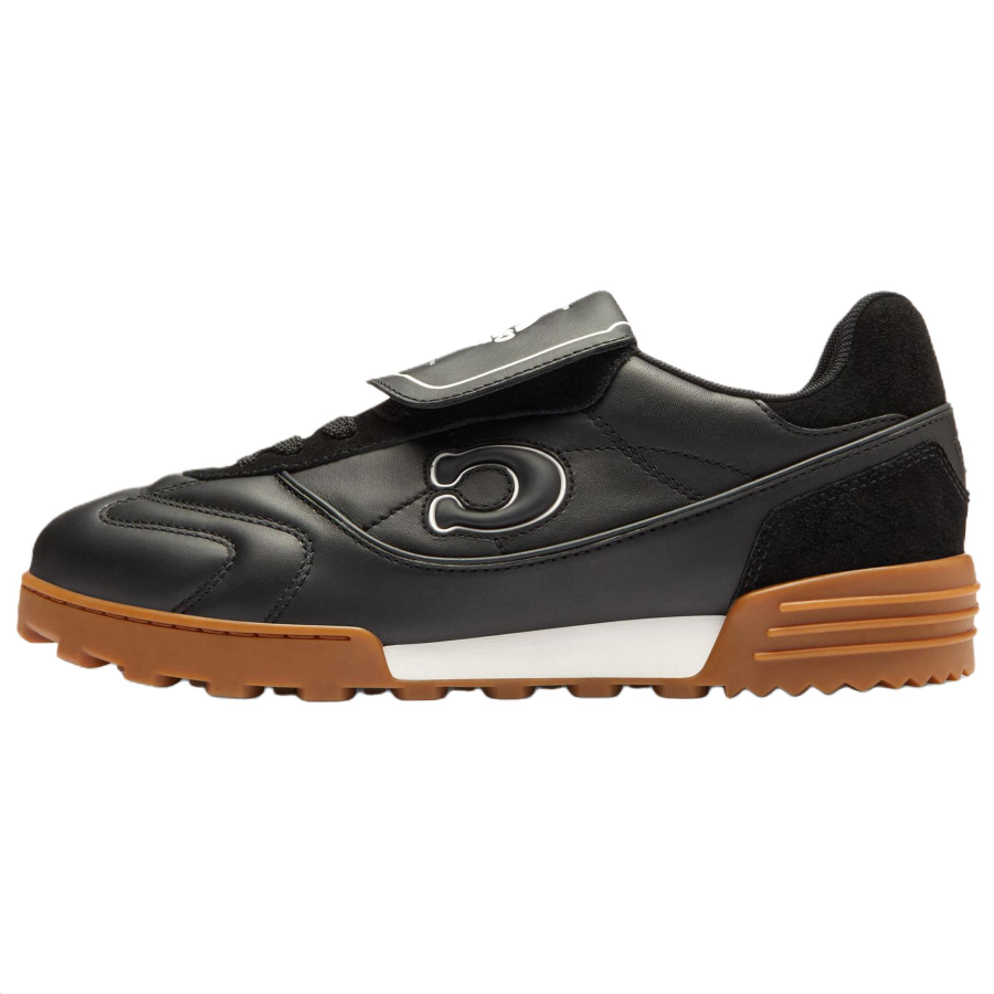 COACH Match Cow Split Leather Low top Casual Shoes Men's Black