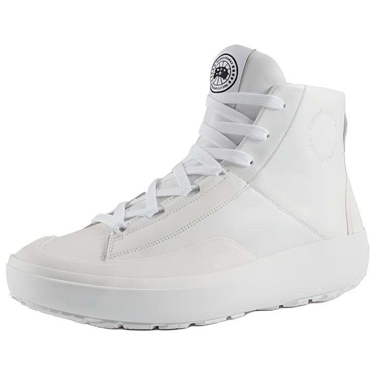Canada Goose Ossington Leather High top Casual Shoes Men's White