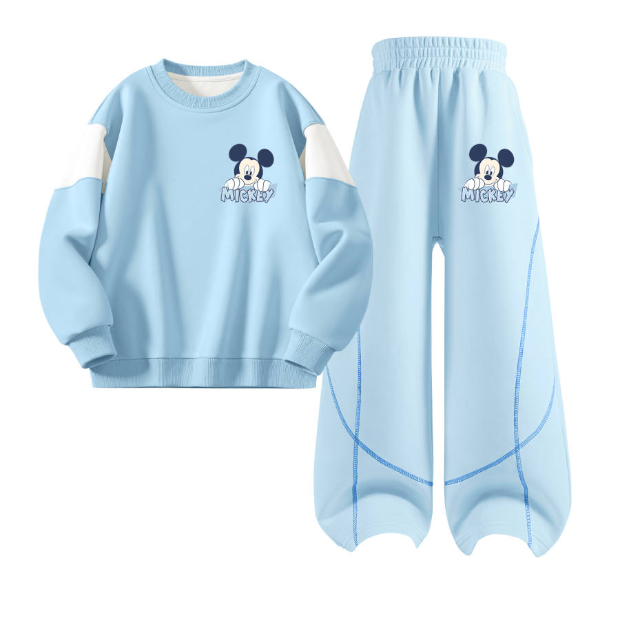 Disney Kids Casual Sportswear Crew Neck Moderate