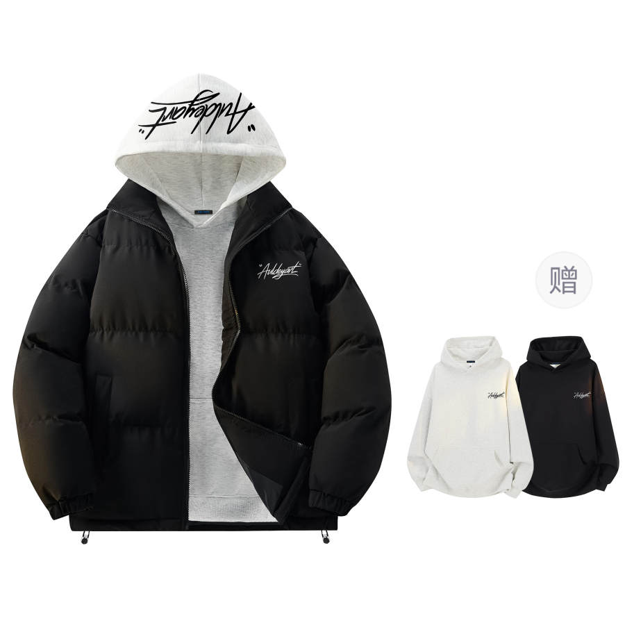 AULDEY AULDEY Puffer Jackets Unisex Stand Collar Thickened Puffer Jacket