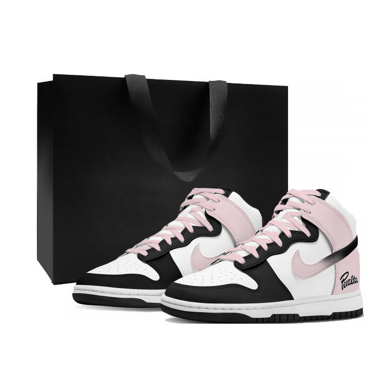 Nike Nike Dunk Thermal Cushioning Abrasion Resistant High top Skateboard Shoes Women's Pink