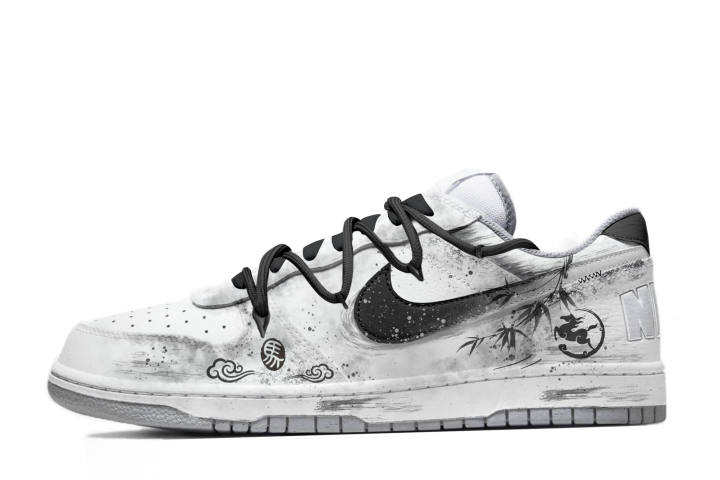 Nike Nike Big Bamboo Shadow Horse Tracks Leather Abrasion Resistant Breathable Abrasion Resistant Breathable Low top