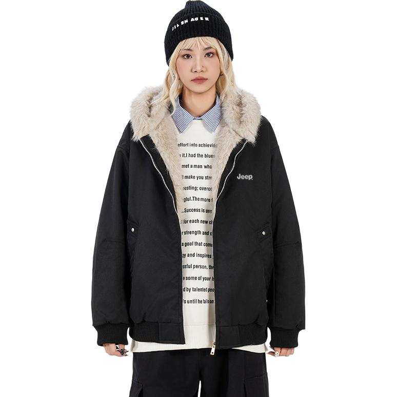 Jeep Jeep Puffer Jackets Unisex Hooded Thickened