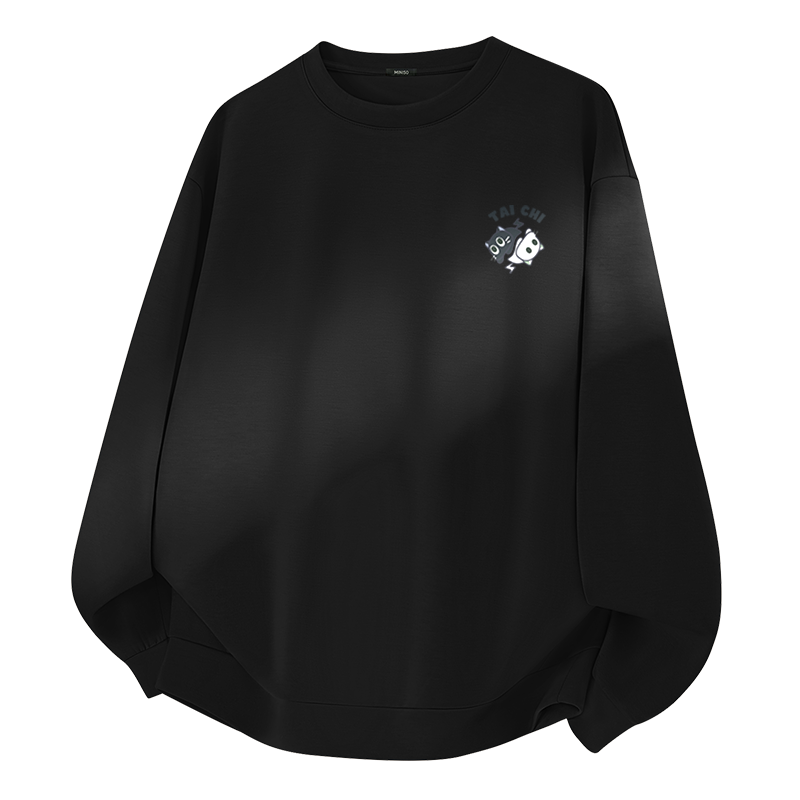 MINISO MINISO Sweatshirts Unisex Crew Neck Moderate Regular