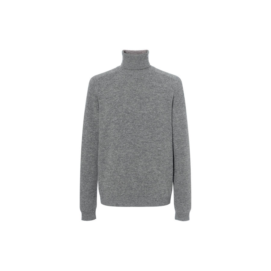 GUCCI GUCCI Sweaters Men's Gray Turtleneck Moderate
