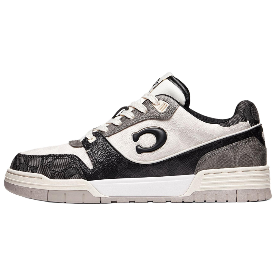 COACH Soho Low top Skateboard Shoes Men's Gray White