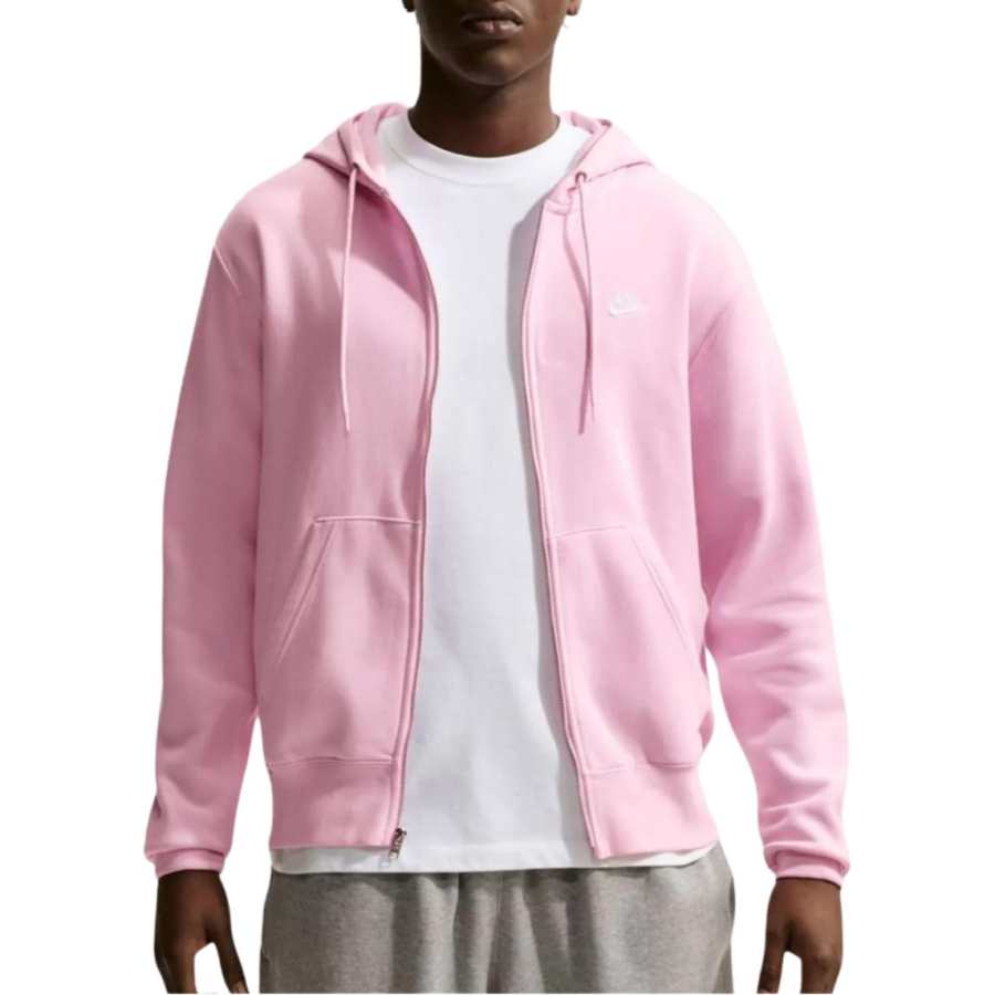 Nike Nike Club Sweatshirts Men's Light Pink Hooded Moderate