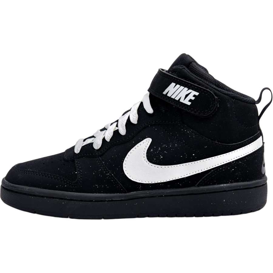 Nike Nike Court Borough High top Kids' Skateboarding Shoes Black Teenagers