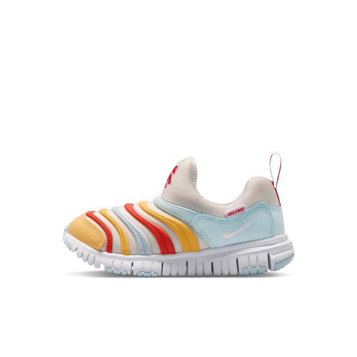 Nike Nike Dynamo Free Fabric Low top Kids Lifestyle Shoes White Blue Red Kids'