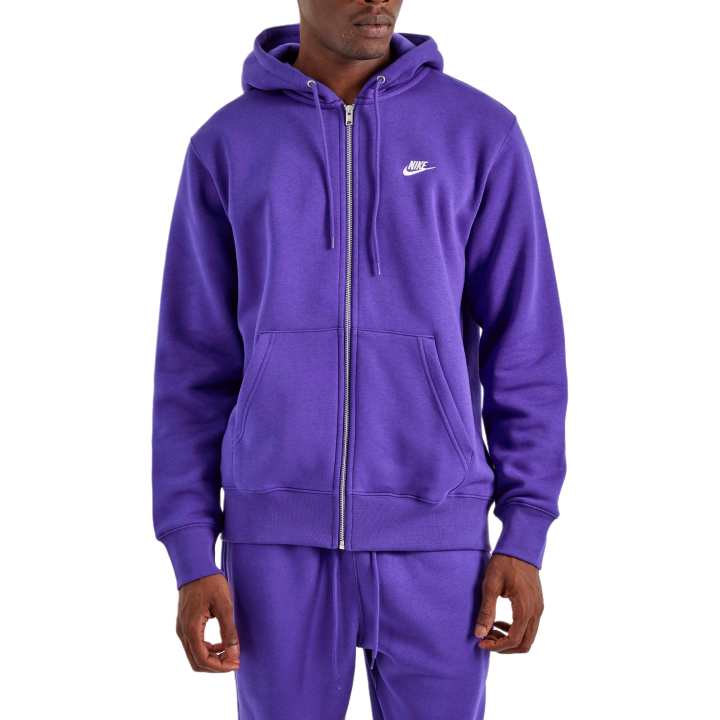 Nike Nike Club Sweatshirts Men's Purple Hooded Moderate