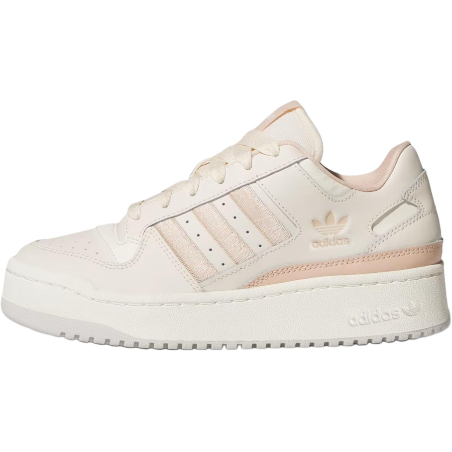 Adidas Originals FORUM BOLD STRIPES Skateboard Shoes Women's Ecru