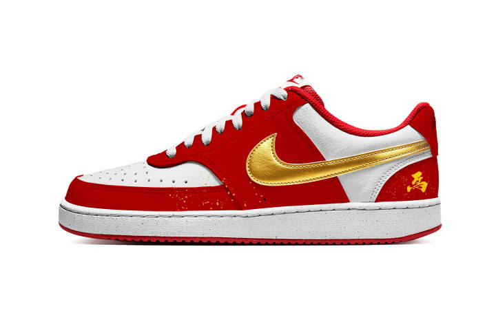 Nike Nike Court Vision Galloping Horse Spring Synthetic Leather Abrasion Resistant Breathable Low top Skateboard Shoes Men's