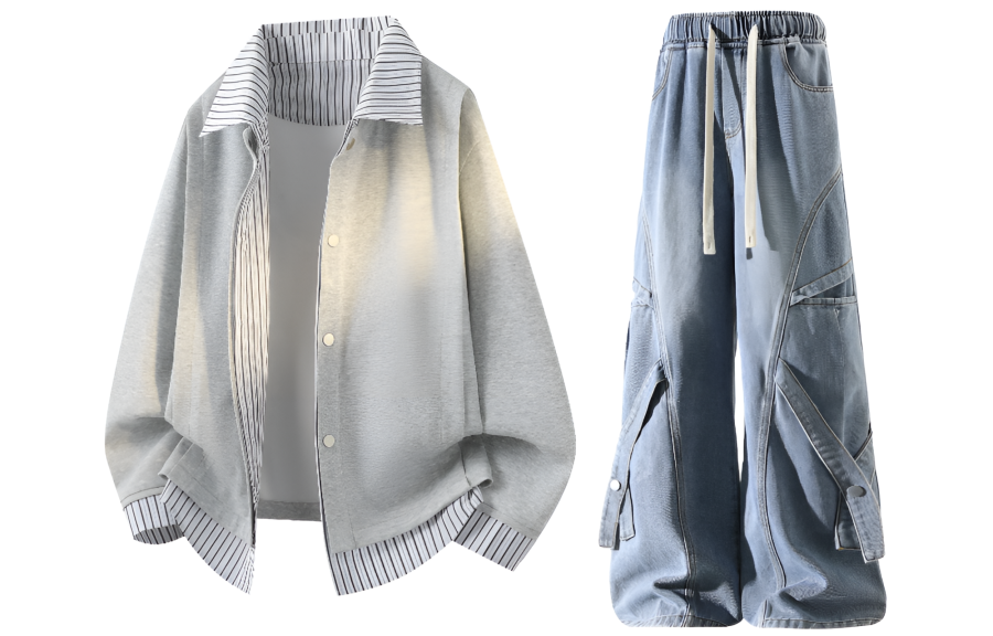 GWAF Casual Sportswear Unisex Lapel Moderate