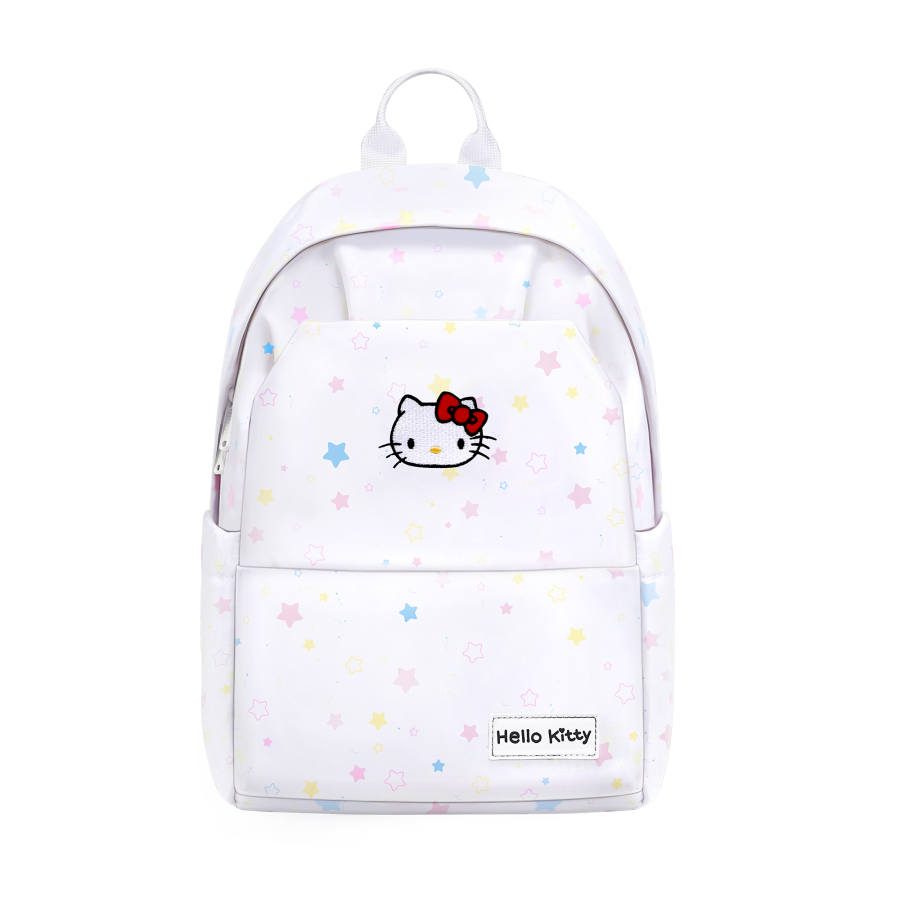 Sanrio Sanrio Hello Kitty Polyester Backpack Regular Women's White