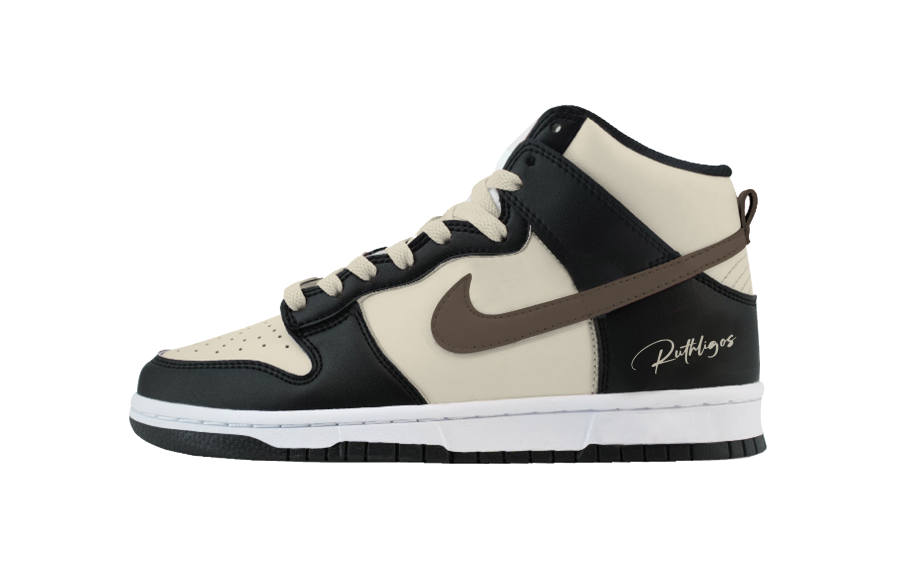 Nike Nike Dunk Blackberry Brownberry Abrasion Resistant High top Skateboard Shoes Women's Brown Black