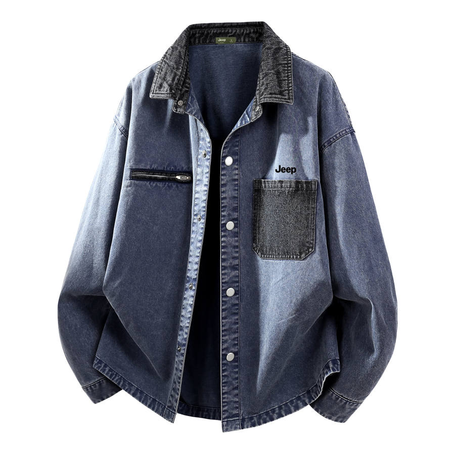Jeep Lifestyle Shirts Unisex Lapel Moderate Workwear